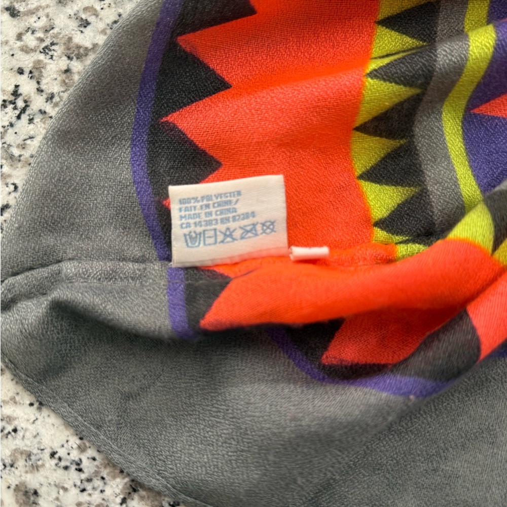 Call It Spring Multicolor Zigzag Scarf - Picture 3 of 4